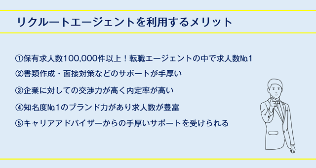 リクルートエージェントの口コミ・サービスからわかるメリット